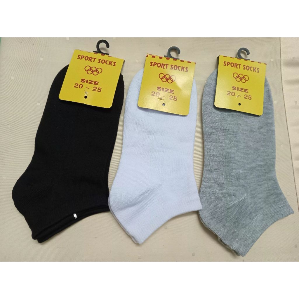 Combo 3 đôi vớ tất TRƠN CỔ NGẮN Freeship