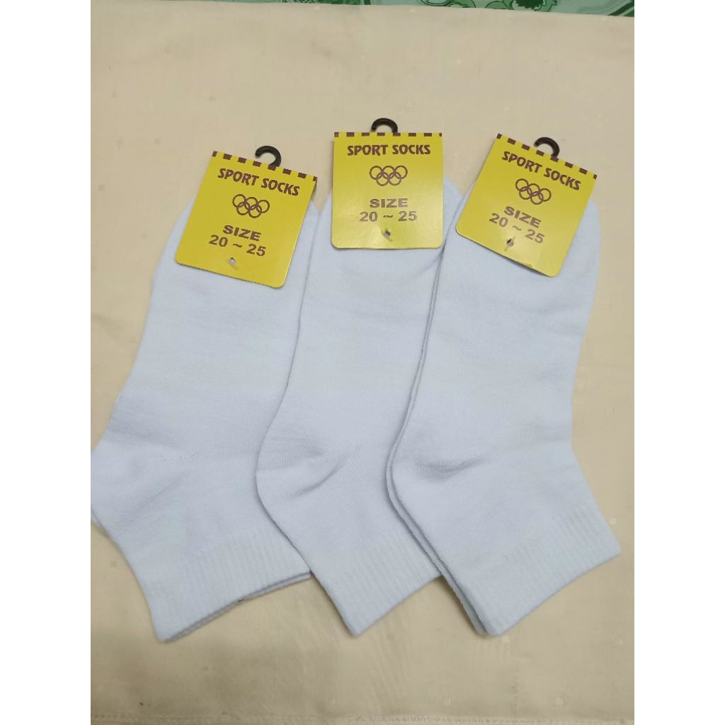 Combo 3 đôi Tất TRƠN CỔ TRUNG Freeship