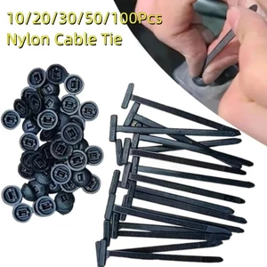 100 Chiếc Nylon Đa Năng Cáp Thắt Khóa Pin Và Nút Zip Ties Tự Khóa Cáp Cố Định Dây Zip Dây Buộc Dây Dây