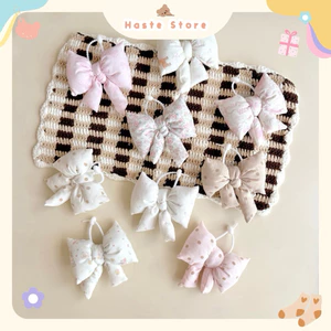 Móc Khoá Charm Nơ Phao Ribbon Ruy Băng Túi Xách Phụ Kiện Điện Thoại Màu Pastel Nữ Tính Quà Tặng Dễ Thương Độc Đáo