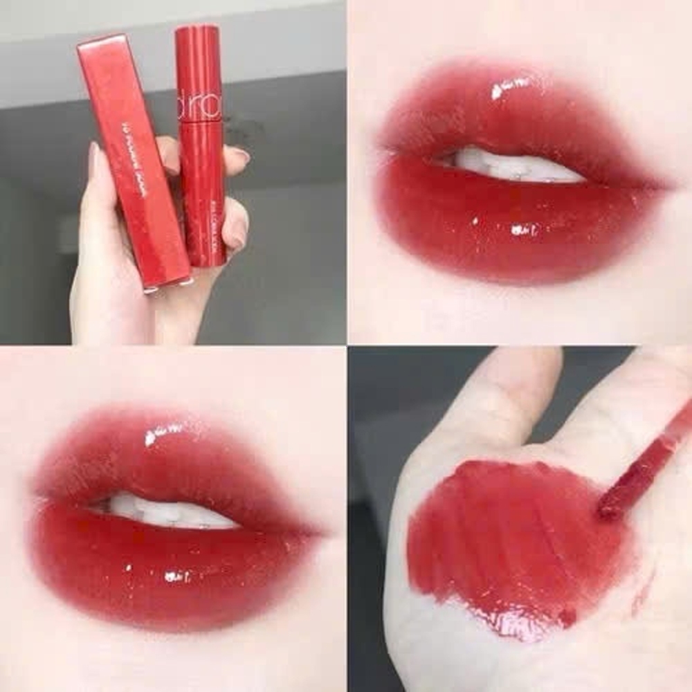 Son Tint Bóng Romand Juicy Lasting Tint màu 23 Màu Đỏ Nâu Nude