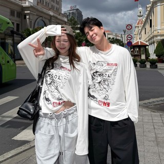 Áo Thun Tay Dài GRAPHIC TSHIRT Boxy Chất Vải Mềm Nhẹ Co Giãn Tốt | SSSTORE.Aesthetic