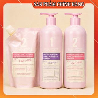 Cặp dầu gội xả PLANCOR 800ml (CHÍNH HÃNG) Phục Hồi Ngăn Tóc Gãy Rụng , Siêu Mềm Mượt Tóc