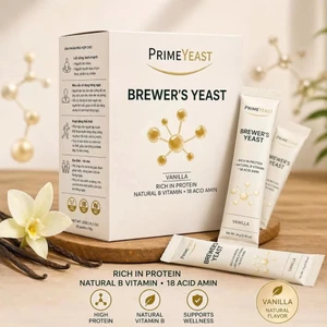 Bột đạm nấm men bia tự nhiên – Hộp 20 gói x 16g tiện dụng | Thực phẩm dinh dưỡng