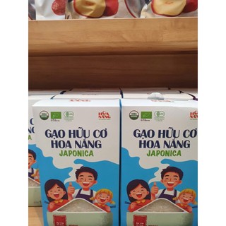 Gạo Japonica Hữu Cơ Hoa Nắng 1kg - Xanhsam Natural & Organic