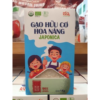 Gạo Japonica Hữu Cơ Hoa Nắng 1kg - Xanhsam Natural & Organic