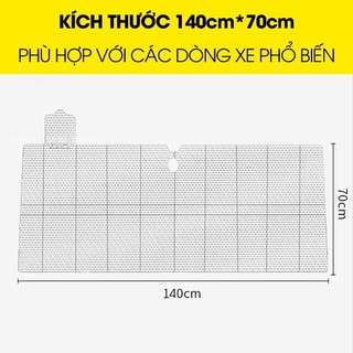Tấm che nắng kính lái ô tô cao cấp chắn nắng chống nóng kính trước hiệu quả gấp gọn tiện lợi hợp với các loại xe