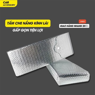 Tấm che nắng kính lái ô tô cao cấp chắn nắng chống nóng kính trước hiệu quả gấp gọn tiện lợi hợp với các loại xe