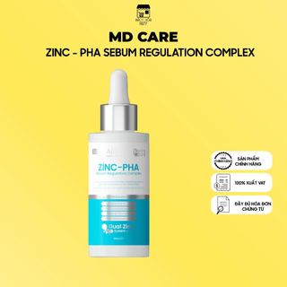 Serum MD CARE Kiểm Soát Dầu, Làm Dịu Mụn ZINC PHA Serum Regulation Complex (30ml)