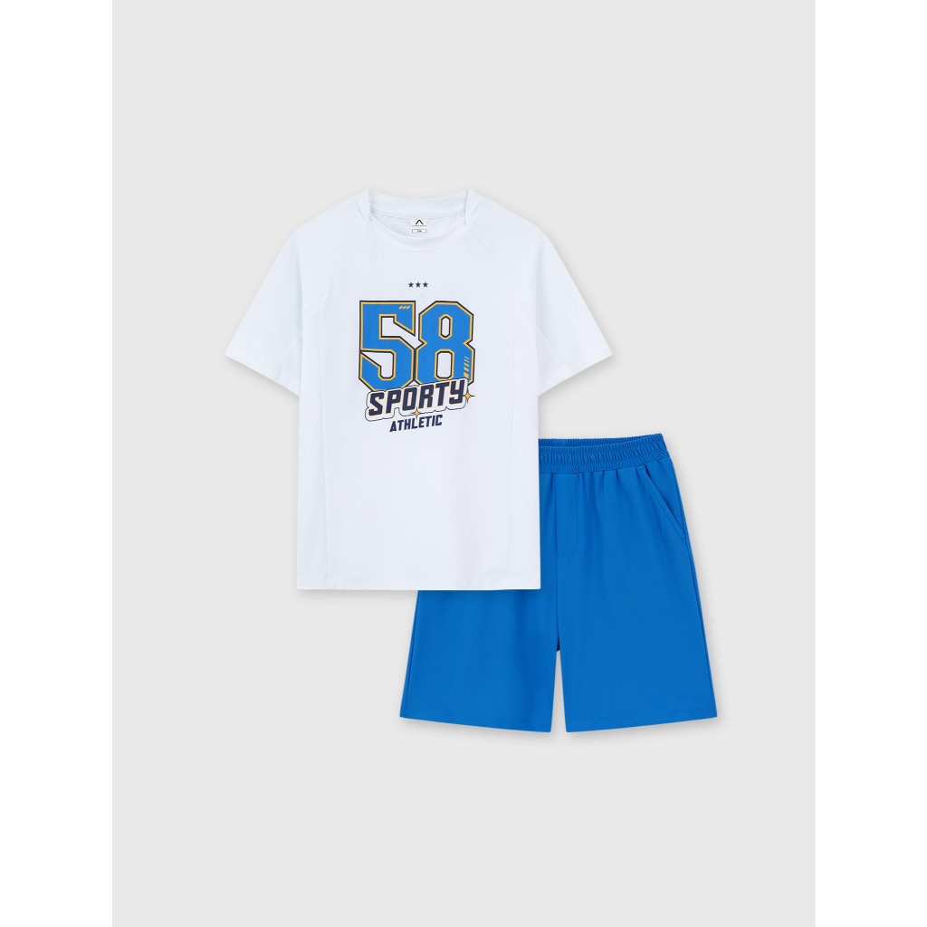 Bộ quần áo active bé trai | Anti UV - Quickdry - Wicking - Cooling feel CANIFA 2ST26C002