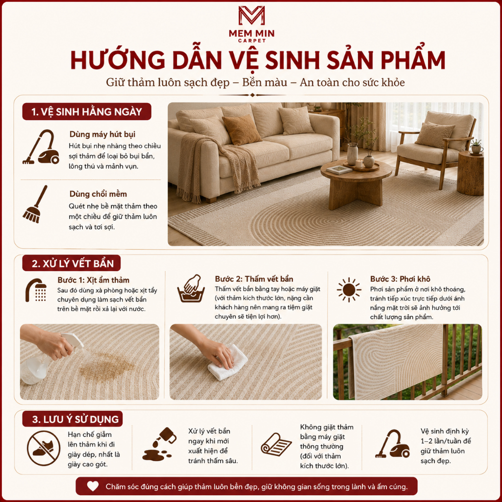 Thảm tròn lông mềm mịn đế dệt , thảm tròn decor, thảm hoạ tiết hoạt hình dễ thương đáng yêu - Memmincarpet - TH102