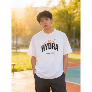 Áo Thun Hydra Vải Cotton In Chữ Form Boxy