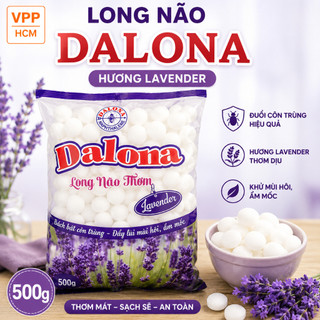 (Mẫu Ngẫu Nhiên) Long Não Dalona Hương Lavender/Hồng/Cúc 500g Cao Cấp, Băng Phiến Khử Mùi Thơm Phòng