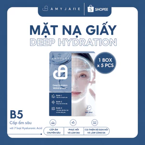 AMYJANE Mặt Nạ Giấy B5 Hydra Cấp Ẩm Sâu Làm Dịu Phục Hồi Da Khô Thiếu Ẩm Chính Hãng 30mlx5