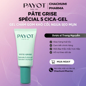 Gel chấm mụn PAYOT Pâte Grise Spécial 5 Drying Gel gom cồi ngừa thâm sẹo 15ml