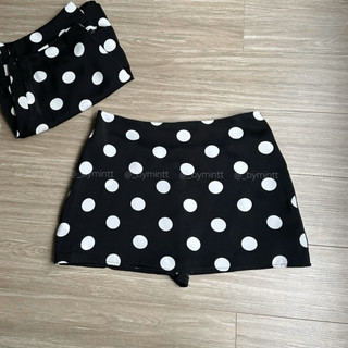 [DEAL MỞ BÁN] Polka Mini Skirt | Chân váy dáng ngắn lưng thấp hoạ tiết chấm bi phong cách nữ tính, nhẹ nhàng | Bymintt