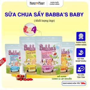Sữa chua khô sấy lạnh Babba's Baby cho bé 6m+ hanzomart