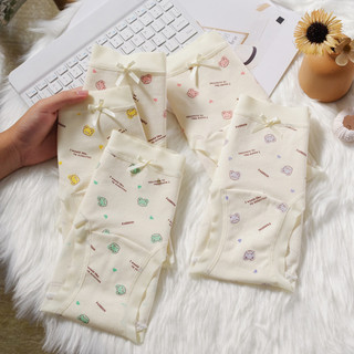 Combo 3 Quần Lót Cotton Hình Gấu Màu Sắc Bắt Mắt Viền Su Mềm, Quần Chip Mềm Co Giãn Tốt King Shop L-6408