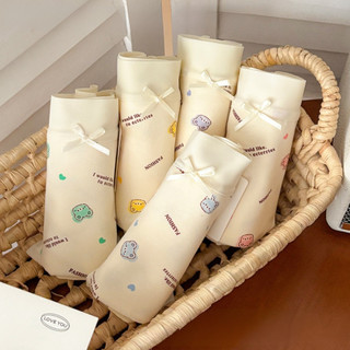 Combo 3 Quần Lót Cotton Hình Gấu Màu Sắc Bắt Mắt Viền Su Mềm, Quần Chip Mềm Co Giãn Tốt King Shop L-6408
