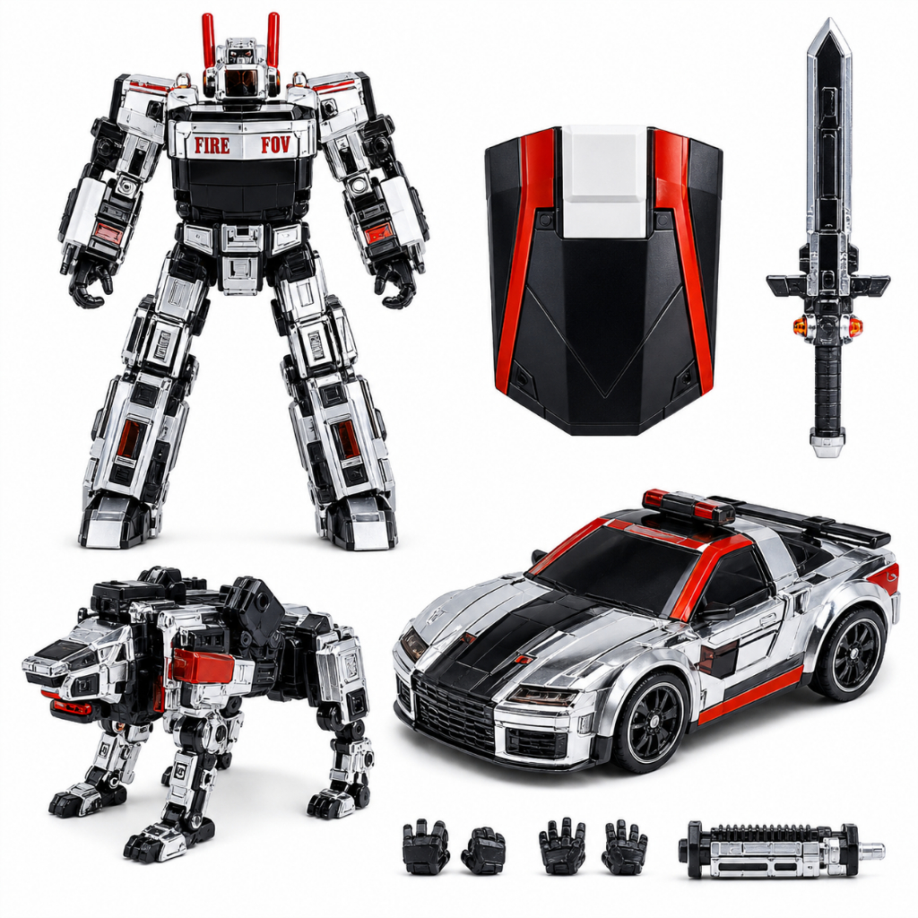 Đồ Chơi Lắp Ráp Robot Biến Hình 3 Trong 1 - War Machine 298 Chi Tiết Robot Mecha Cho Bé