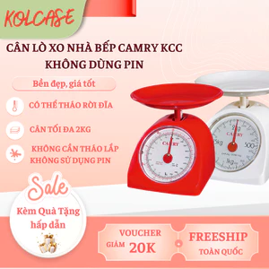 Cân Lò Xo Nhà Bếp CAMRY KCC Đĩa Có Thể Tháo Rời Dễ Ràng Vệ Sinh, Nhỏ Gọn Dễ Mang Đi, Cân Tối Đa 2Kg