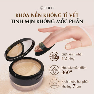 Phấn phủ Bột siêu kiềm dầu kháng nước khoá nền hoàn hảo Full box 8g