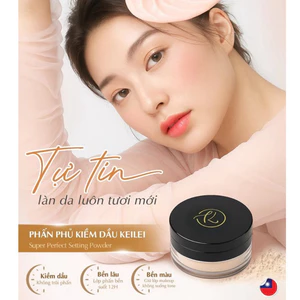 Phấn phủ bột kiềm dầu kháng nước siêu che phủ mềm mịn mướt