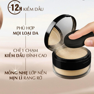 (Giá Tặng) Phấn phủ bột kiềm dầu kháng nước siêu che phủ mềm mịn mướt