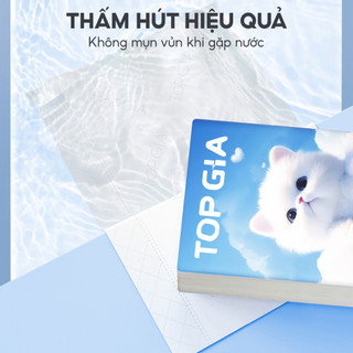 [MUA 50 TẶNG 50] TỔNG 100 GÓI GIẤY MINI GIAGIA TOPGIA bỏ túi, khổ giấy size to, giấy không tạo bụi không gây kích ứng