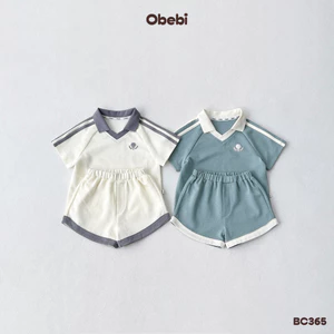 Bộ Polo Thể Thao Năng Động Co Giãn Thoải Mái Mùa Hè Obebi Cho Bé Trai Bé Gái Từ 8 - 22kg BC365