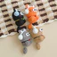 Móc Khoá Len Nhung Mèo Headphone Đeo Tai Nghe Màu Nâu Đen Xám Cam Handmade Quà Tặng Dễ Thương Độc Đáo