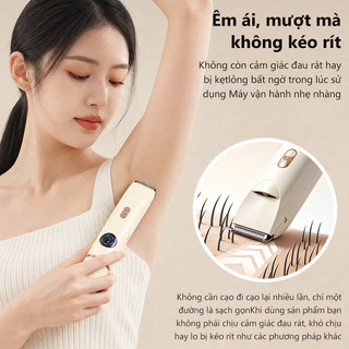 Kawu Máy Cạo Lông điện 2 Đầu Cạo Lông Vùng Kín, Chân, Nách Chống Nước An Toàn Cho Nam Và Nữ