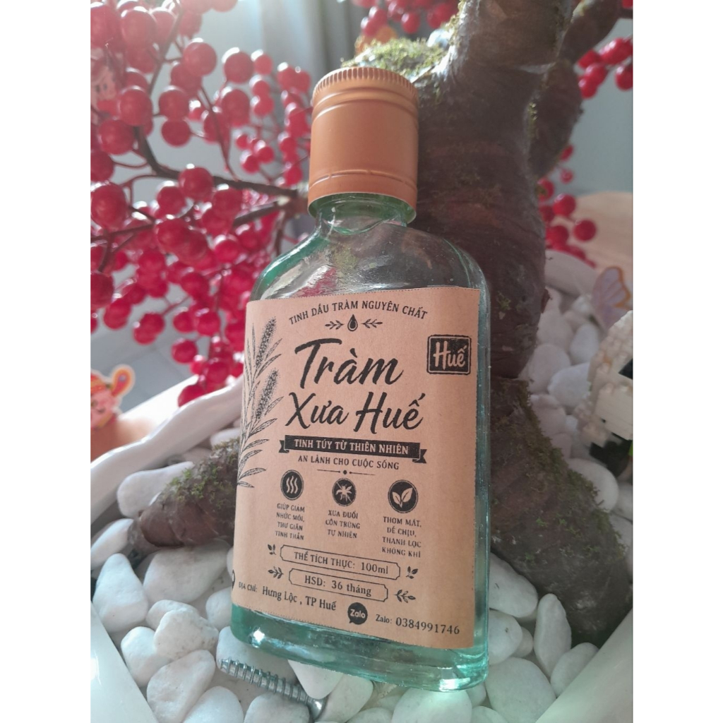 Tinh dầu tràm nguyên chất Tràm Xưa Huế