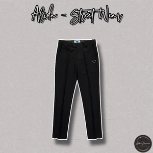 ⚡️[Hight Quality] Quần Âu Nam Phối Chữ P Trouser Pants - Điềm Nhấn Tag Phối Màu Cao Cấp Đơn Giản