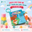 Sách vải kích thích thị giác chủ đề con vật bằng tiếng anh giúp bé vừa học vừa chơi 6529-3
