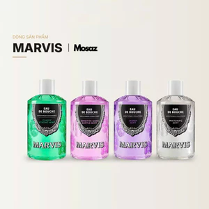 Nước Súc Miệng Marvis Collutorio Bổ Sung Men Vi Sinh, Ngăn Ngừa Hôi Miệng, Làm Trắng Răng, Dưỡng Ẩm Nướu 400ml