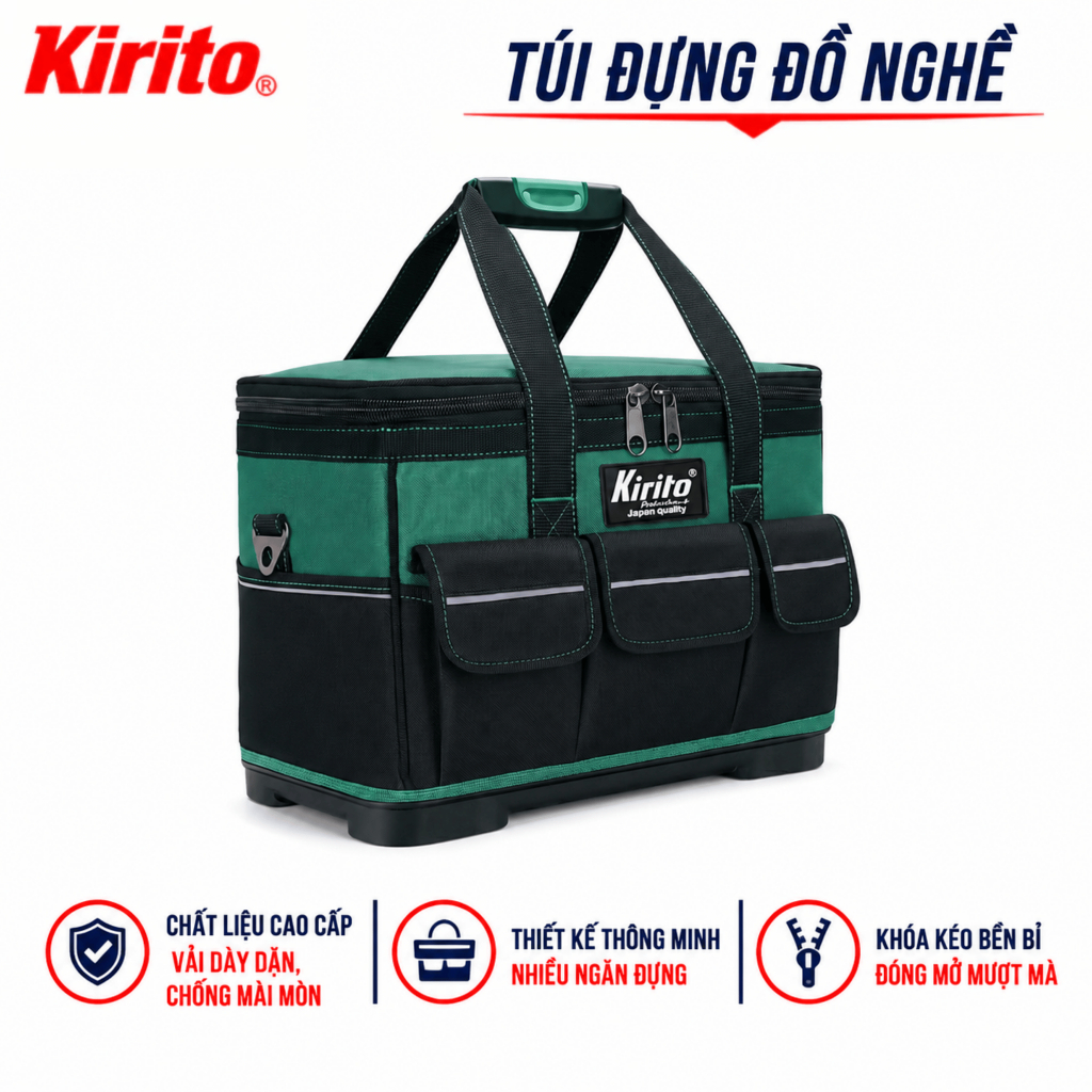 Túi Đựng Đồ Nghề Đa Năng – Bền Bỉ, Tiện Lợi, Chống Thấm - Túi 20 Inch Vuông Xanh