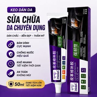 Keo dán da Zhanlida keo vá ghế da sofa túi da giày da siêu chắc nhanh khô không bong tróc 50ml