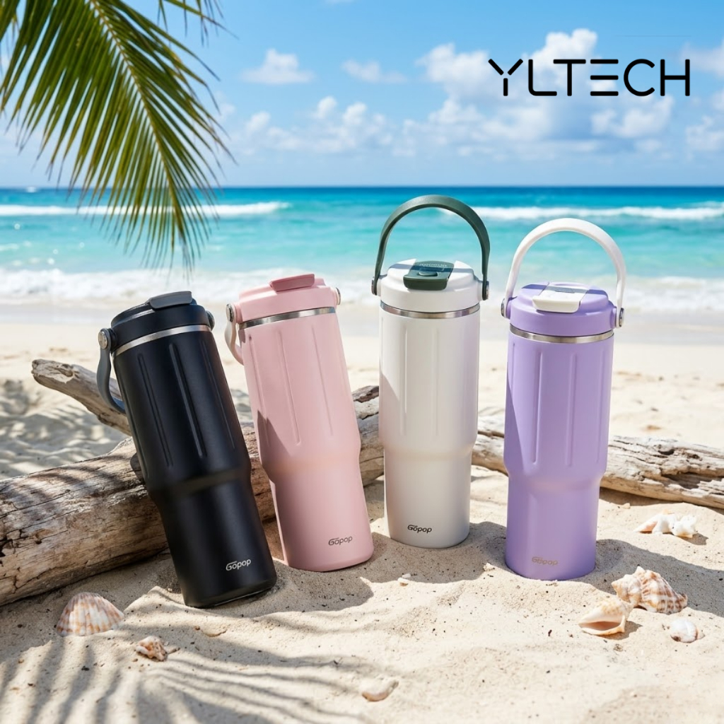 Bình Giữ Nhiệt Gopop Mika Double Drink | 900ml