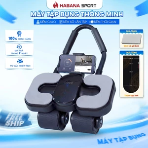 Máy Tập Bụng HABANA SPORT 4 Bánh Trợ Lực 2026| Bán Chạy 15k+ | Bảo hành 2 năm