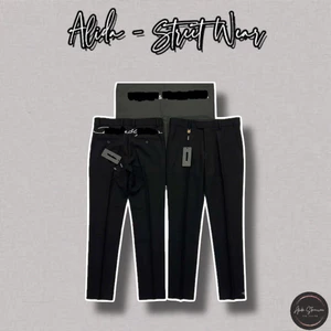 ⚡️[Hight Quality] Quần Âu Nam Phối Chữ DH Trouser Pants - Điềm Nhấn Thêu Chữ Trắng Phối Tag Cao Cấp