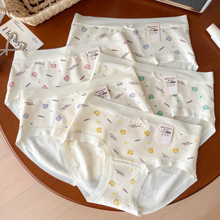 Combo 3 Quần Lót Cotton Hình Gấu Màu Sắc Bắt Mắt Viền Su Mềm, Quần Chip Mềm Co Giãn Tốt King Shop L-6408