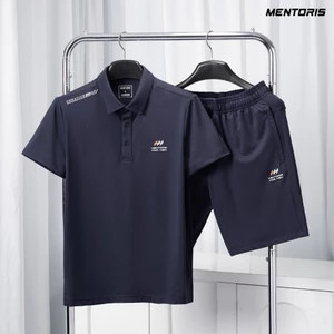 Bộ Quần Áo PoLo Nam MENTORIS Thun Lạnh Cao Cấp Co Giãn Thoáng Mát Set Chơi Pickleball Tập Gym MBP01