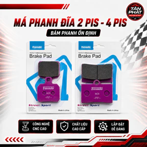 Bố Thắng Má Phanh Đĩa Cho Heo 2 Piston/4 Piston, Bám Phanh Tốt, Giảm Trượt