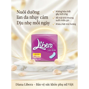 BVS LIBERA SIÊU THẤM SIÊU MỎNG KHÔNG CÁNH (GÓI 8 MIẾNG) – KHÔ THOÁNG TỰ TIN, ÊM DỊU MỖI NGÀY