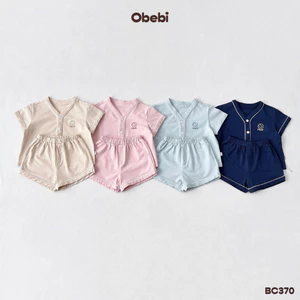 Bộ CỘc Thể Thao Mùa Hè Obebi Năng Động Thoải Mái Cho Bé Trai Bé Gái Từ 8 - 22kg BC370