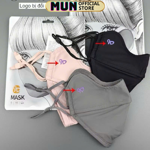 Khẩu trang su chống tia uv ,hàng loại 1 logo đổi màu kt3