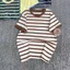 Áo Thun Nữ Bigsize Sọc Cổ Tròn Form Vừa MS 516 Chất Thun Cotton Mềm Mịn Thoáng Mát Từ 40-85kg