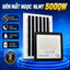 Đèn Năng Lượng Mặt Trời Mắt Ngọc Solar Light 5000W có điều khiển từ xa - Cảm biến ngày/đêm. Tự đông bật/tắt