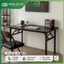 Bàn Học, Bàn Làm Việc Gấp Gọn 120x60x75cm , Mặt Bàn Gỗ MDF 17mm Kết Hợp Chân Bàn Khung Sắt Chắc Chắn